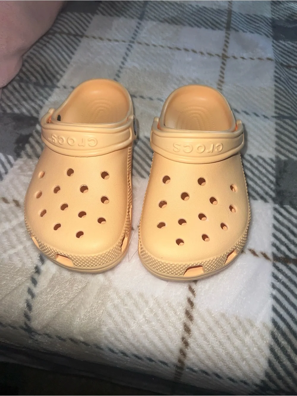 Kids Peach Clog Shoes - Comfortable Slip-On Sandals